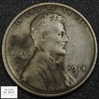 1914 S Lincoln Wheat Copper Cent 1C