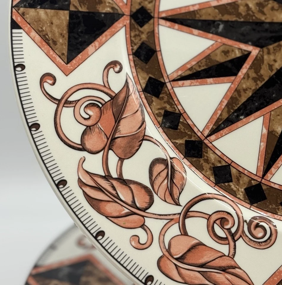 Villeroy & Boch 1980 Gallo Design Grande 12 pulgadas Cargador/placas Juego de 6, Alemania Foto 3 de 4