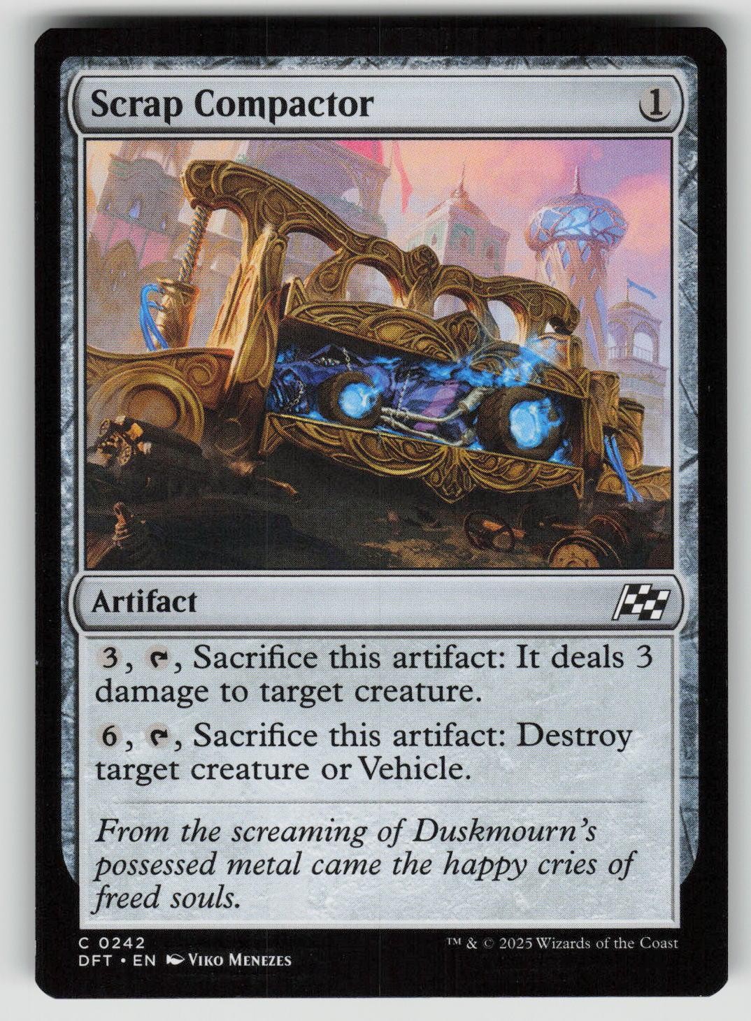 Scrap Compactor 242 Common Aetherdrift Magic: The Gathering Near Mint