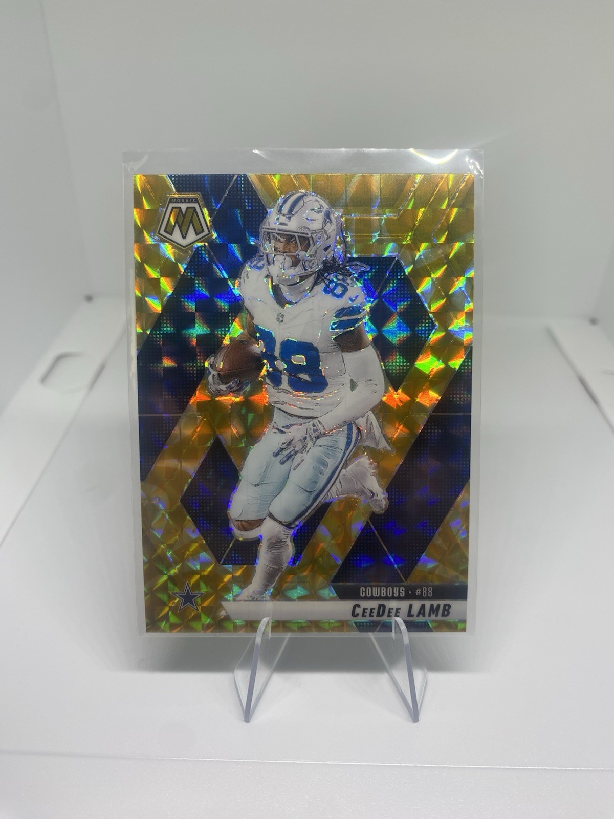 Panini 2025 Mosaic CeeDee Lamb Prizm #209 Dallas Cowboys Football Card