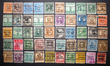 US Lot of 50 Misc. Precancels M4