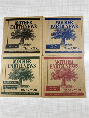 Mother Earth News on CD 1970-1980, 1980-1990, 1990-2000, 2000-2008
