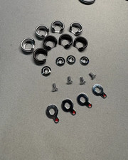1xSilver Chrome/ Black Chrome Lens Lock Catch Lock Button Set For Leica M6 M7 MP