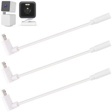 Uogw 3 Pack 90  Micro-USB Extension Cable Compatible with Wyze Cam Pan v3...