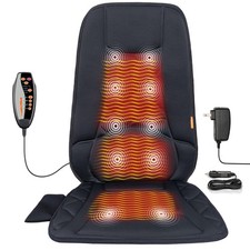 10 Vibration Motors, Massage Seat Cushion with Heat,Back Massager for Chair B...