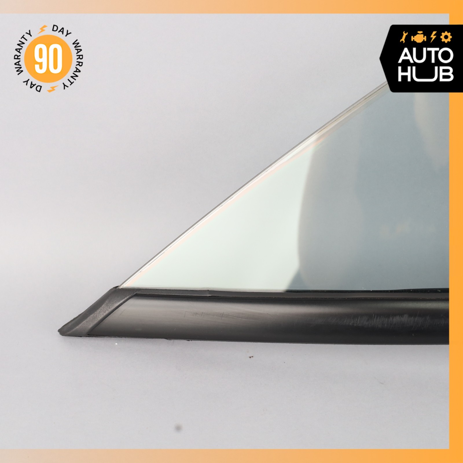 03-17 Bentley Continental GT Front Right Side Door Vent Window Glass OEM 30k