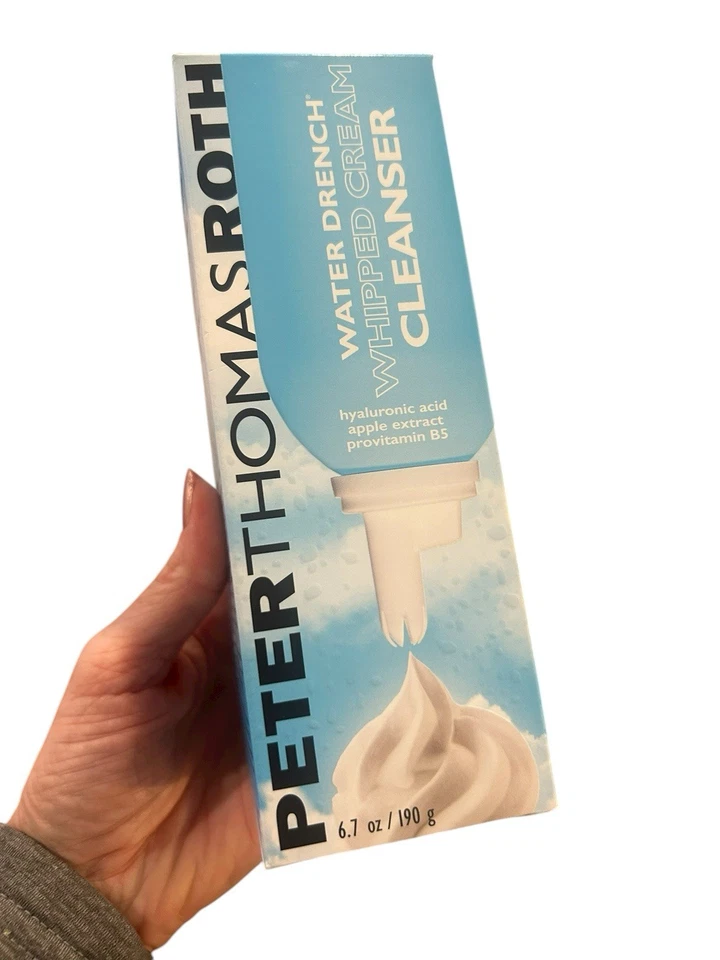 Limpiador en crema batida Peter Thomas Roth Water Drench NUEVO Foto 3 de 4