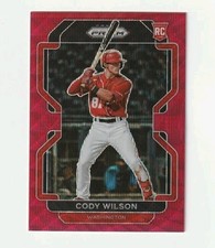 2022 Panini Prizm - Cody Wilson #94 Red Wave Prizm /99 (RC)