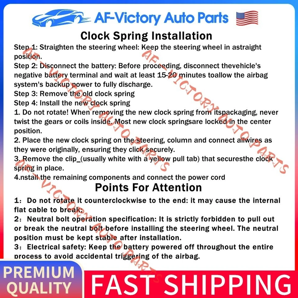 New Clock Spring 93490-2M410 For 10-16 Kia Forte Soul Sportage 1.6L 2.0L 2.4L - Image 3 of 4