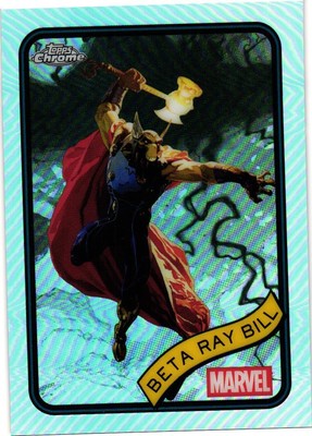 2025 MARVEL TOPPS CHROME BASE REFRACTOR PARALLEL #65 BETA RAY BILL