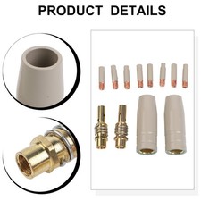 Efficient Slag Removal 12PCS Coating Protection Nozzle Set for 15AK Welders