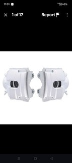 Pair Front Left Right Brake Caliper for MG ZT 2001 2005 ROVER 75 (RJ) 1999 2005
