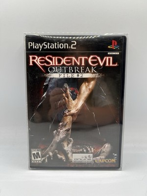 Resident Evil Outbreak File #2 PS2 PlayStation 2 Complete CIB with Protector