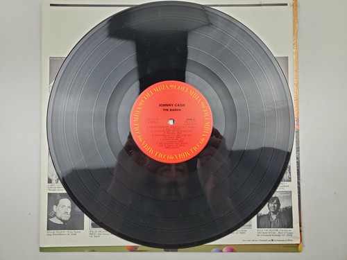 1981 Johnny Cash The Baron Vinyl Colombia Records FC 37179 - Picture 5 of 6