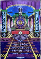 Vintage Leftover Salmon Concert Jam Band Poster Print 1999 New Years Eve Denver