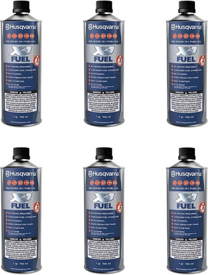#ad Husqvarna 6 Quarts XP Pre Mixed Fuel amp; Oil for 2 Stroke Engines 581158701 6PK $54.95
