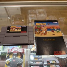 Spanky's Quest Super Nintendo SNES Cart & Manual Authentic Tested
