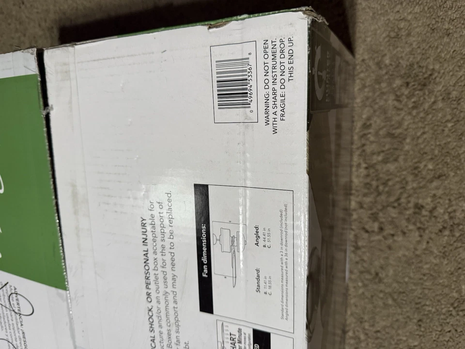 Hunter Channing 54"Ceiling Fan 53366 "049694533678" REPLACMENT "MOTOR" - Image 4 of 4