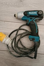 MAKITA TD0101F 240v Impact driver 1/4" hex drive good Condition No Box