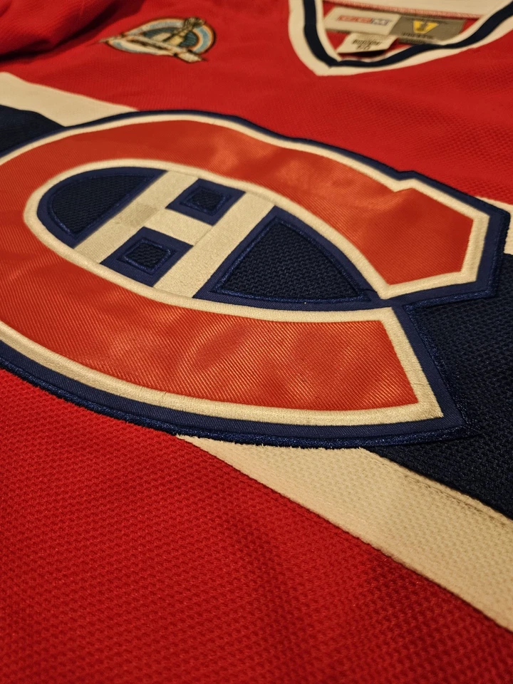 Camiseta Montreal Canadiens Patrick Roy NHL Vintage Ccm Talla 50 Con Etiquetas Foto 4 de 4