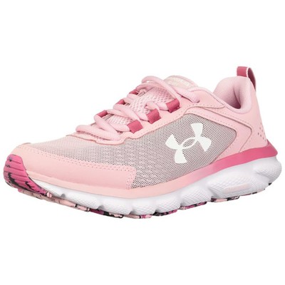 Under Armour Charged Assert 9 Mrbl D Pink / Black 3025951-600 Women's Size 8