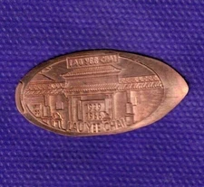 HAWAII LAU YEE CHAI 1929-1966 Elongated Pressed Copper Penny