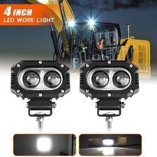 4'' LED Work Lights for Caterpillar Skid Steers Excavator Forklift Light Loader