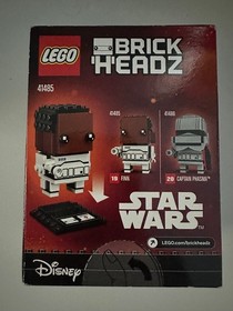 LEGO BRICKHEADZ: STAR WARS Finn (41485) NEW SEALED Retired Exclusive