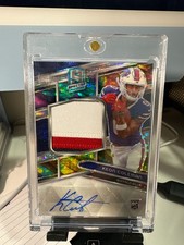 2024 Panini Spectra Keon Coleman #217 RPA RC Auto/Patch /75 bills 3 colors