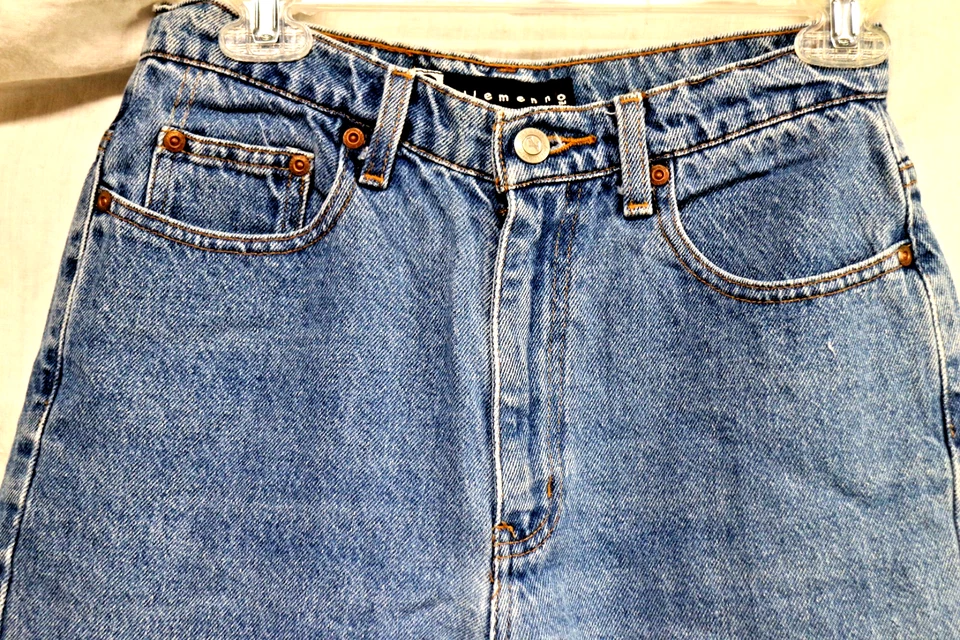 Pantalones de mezclilla vintage Ellemenno azul calce suelto PJ1400B talla 9/31 30'w x 29,5" pulgadas Foto 4 de 4