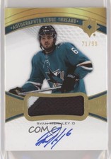 2021-22 Upper Deck Ultimate Collection Debut Threads 71/99 Ryan Merkley Auto 4z8