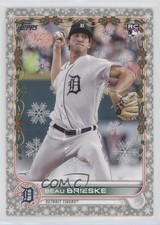 2022 Topps Holiday Mega Box Metallic Beau Brieske #HW104 3t1