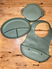 Bazzle Baby Suction Bowl Feeding Set With Bib