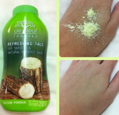 DeLeaf Tanaka Talcum Powder Anti Acne Anti aging Skin Smooth