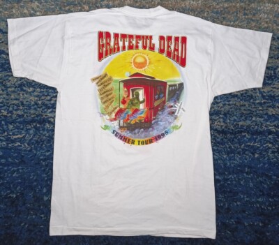 Vintage Grateful Dead T-shirt Summer Tour 1995 FOTL Single Stitch