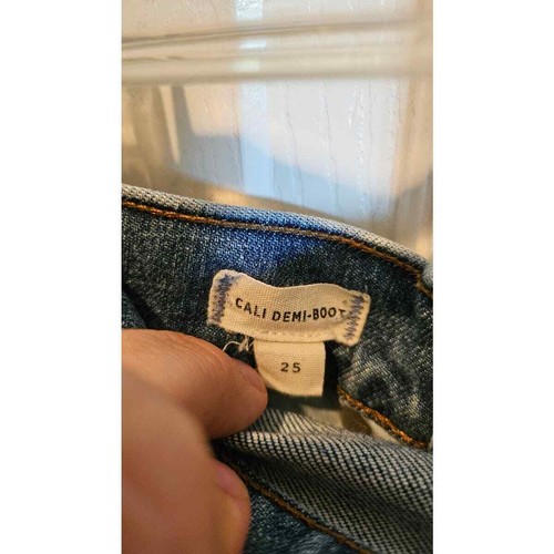 Madewell Cali Halbstiefeljeans Damen Gr. 25 blau Bootcut - Bild 3 von 5