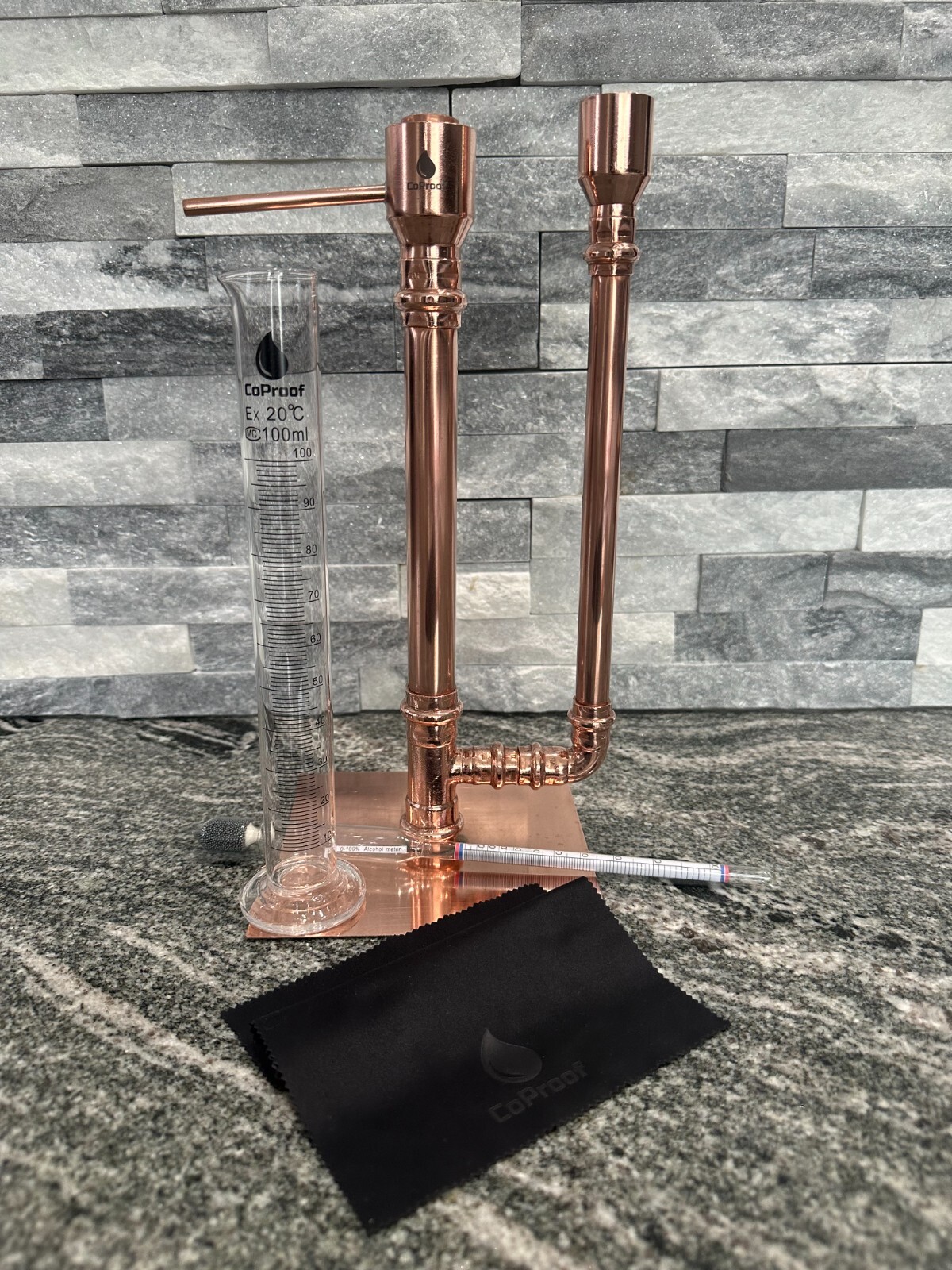 CoProof Copper Proofing Polished Parrot Heads Air Still With Accessories