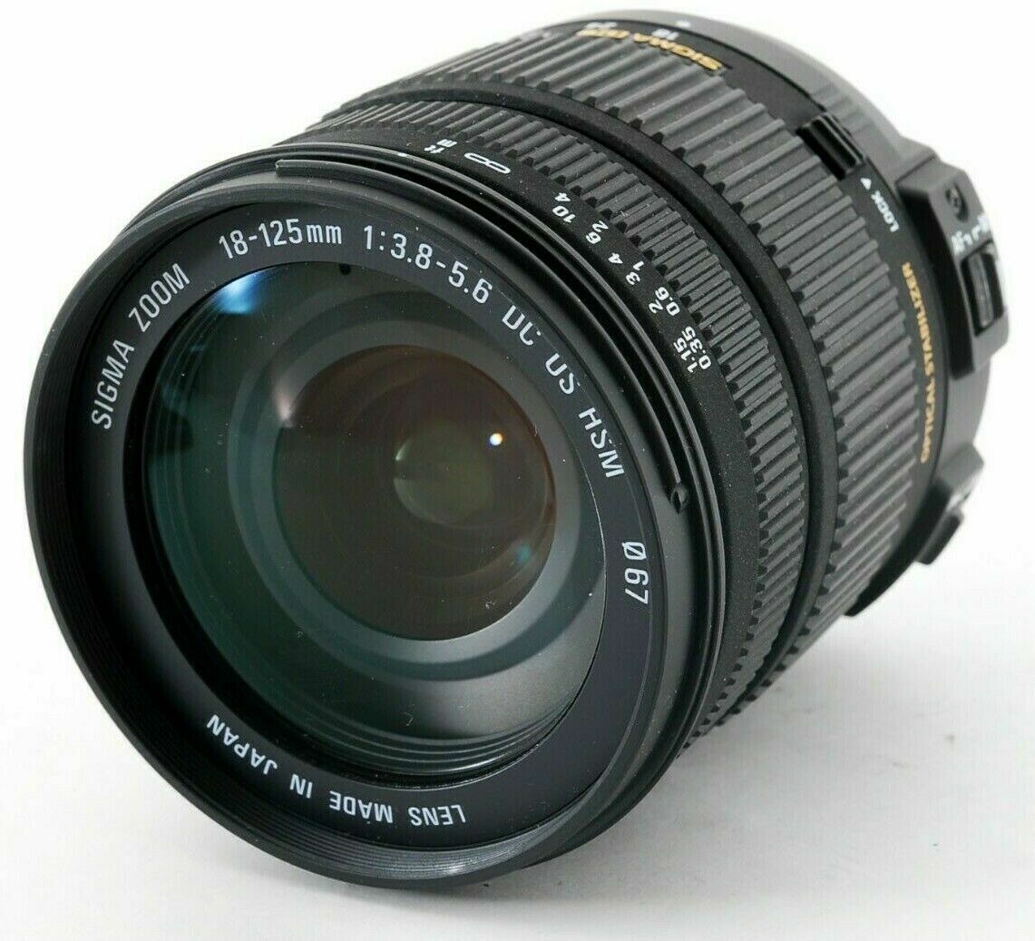 Sigma 18-125mm f/3.5-5.6 AF DC OS HSM Lens f. Nikon digital