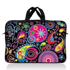 17.3  17.4  Neoprene Laptop Notebook Sleeve Bag Case Pouch Handle 16" 17" Design