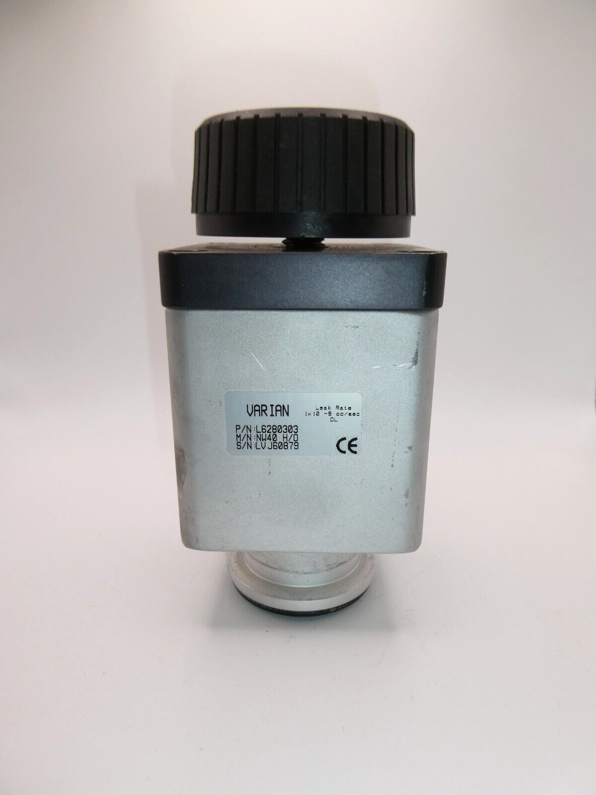 Varian NW40 (H/O) L6280303 Right Angle Aluminum Block Valve