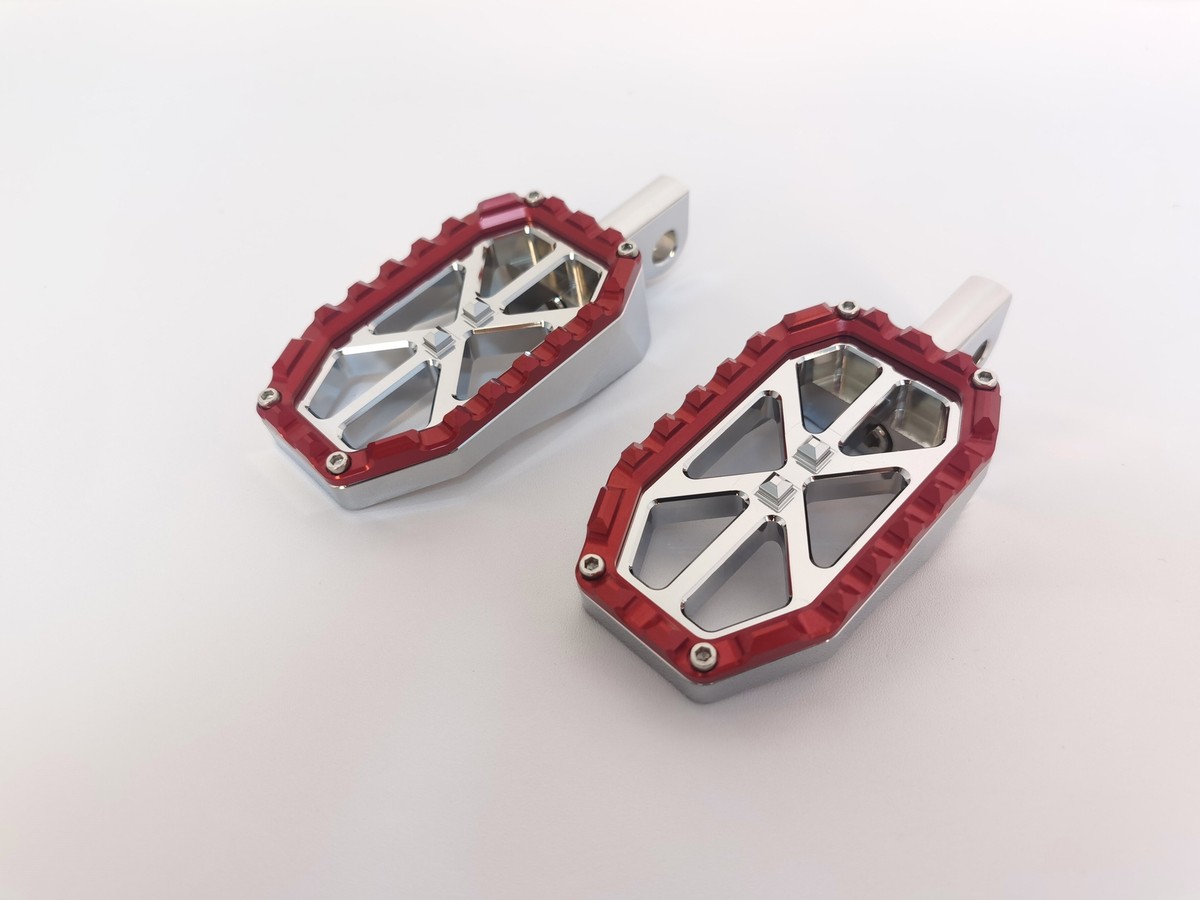 CNC MX Rear Passenger Footrest Foot Pegs For Harley Heritage