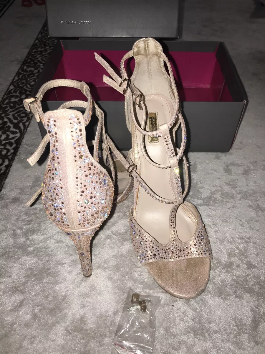 Carvela rose 2024 gold heels