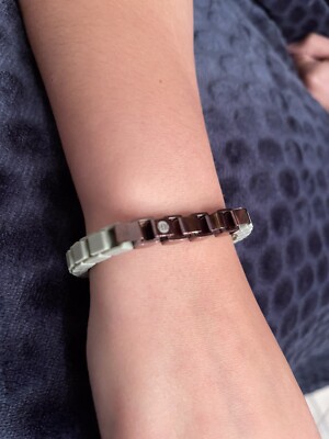 Armband   Damen Armband Hanse-Klunker Fashion grau-beige-bronze