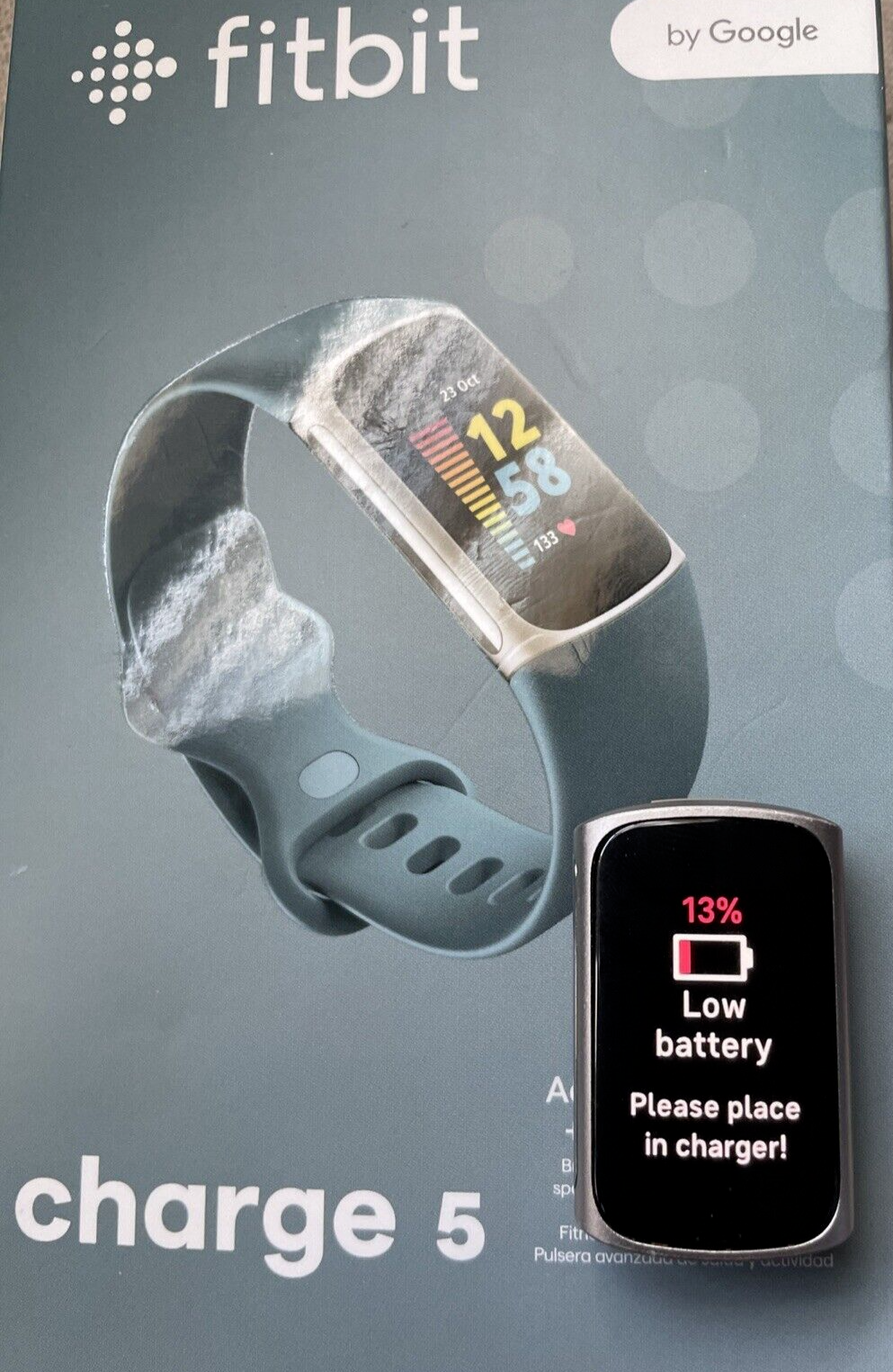 Fitbit Charge 5 Advanced Fitness and Health Tracker - No Band or Charger-image