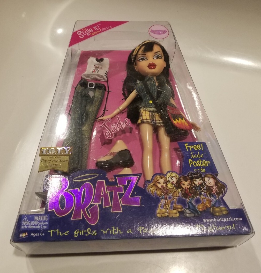 Bratz Jade Style It! Doll New in Box MGA Entertainment 258308 2003
