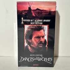 Dances with Wolves 1990  1991 Kevin Costner SEALED BUY 2 GET 1 FREE VHS 