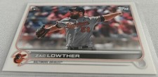 2022 Topps Baseball Series 1 Zac Lowther Baltimore Orioles Rookie card #133