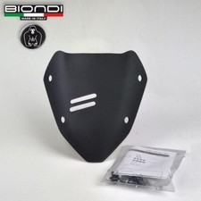 CUPOLINO PARABREZZA PER MOTO BENELLI TRK 702 23- SPORT NERO SATINATO BIONDI