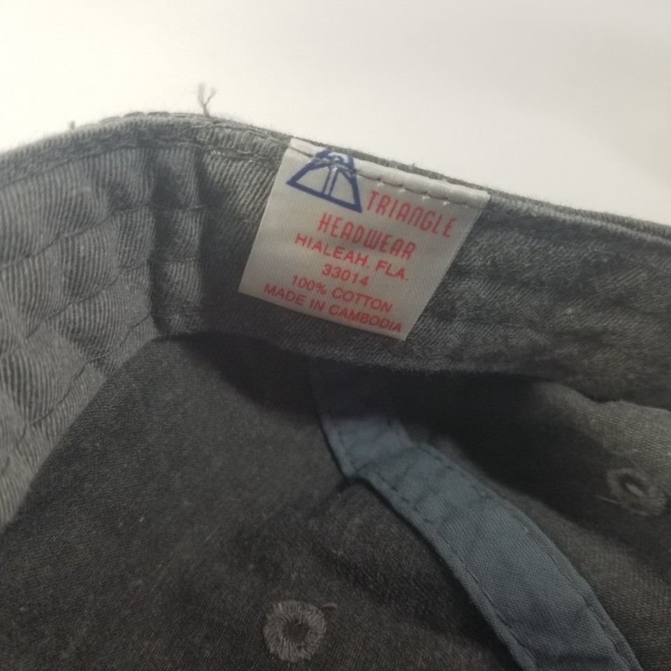 Vintage Denim Las Vegas Baseball Cap by Triangle Headwear Made in