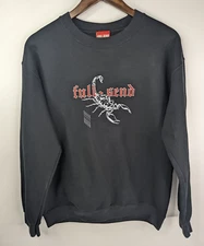 Nelk Boys Full Send Scorpion Sweatshirt Men's Medium Long Sleeve Crew Neck Black